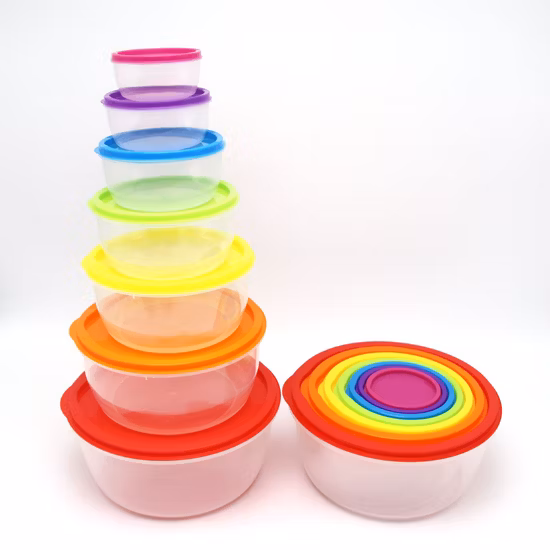 1480ml Kitchen Lunch Box Microwave Glass Bowl Glass Crisper with Wooden Cover
