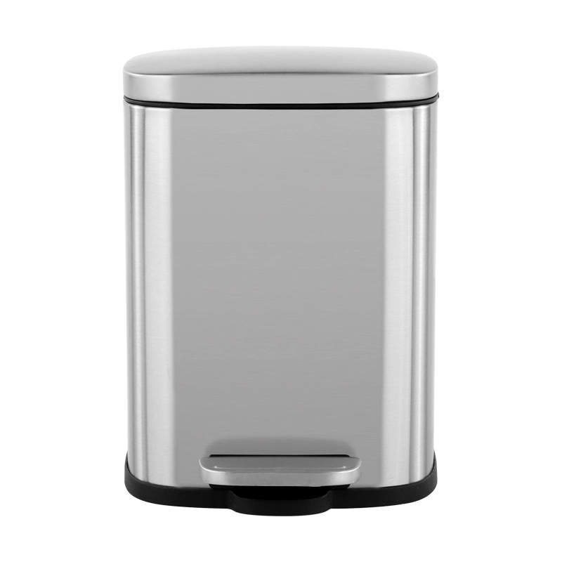 30L 50L Stainless Steel Metal Strong Kitchen Garbage Trash Can